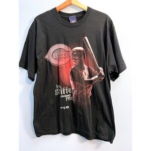 Pro Player Y2K Ken Griffey Jr T-Shirt Size L NWT Cincinnati Reds VTG Baseball